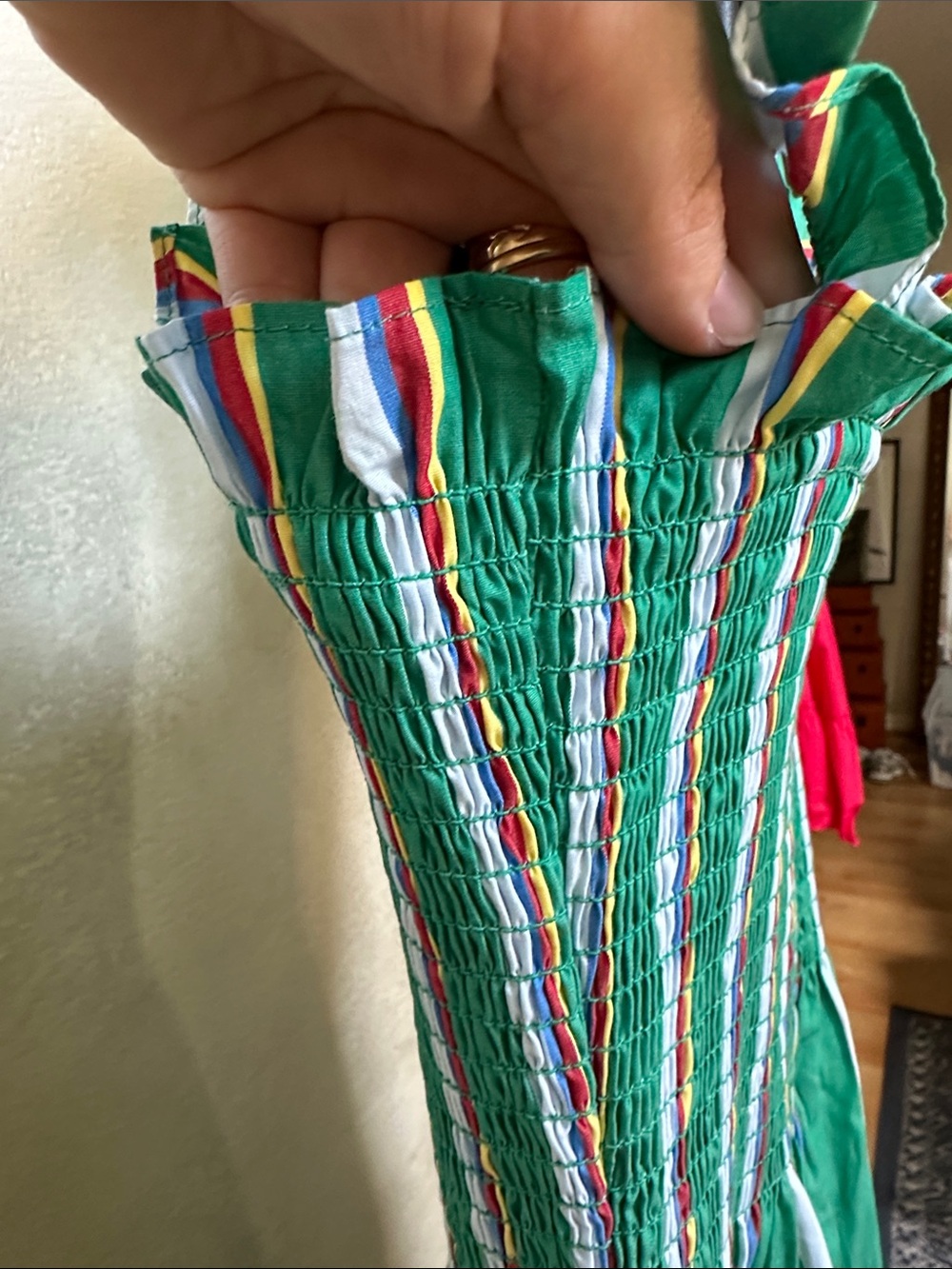 Hill House Home Ellie Nap Dress in Sunset Stripe sz xxs - Picture 9 of 12